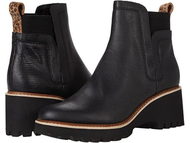 (取寄) ドルチェヴィータ レディース ヒューイ H2o Dolce Vita women  Huey H2O Black Leather H2O