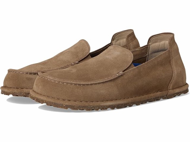 (取寄) ビルケンシュトック メンズ ウッティ ディープ ブルー - スエード Birkenstock men Utti Deep Blue - Suede Gray Taupeの通販は