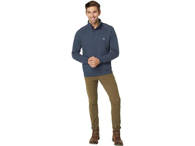 (取寄) エルエルビーン メンズ キルテッド スウェットシャツ L.L.Bean men L.L.Bean Quilted Sweatshirt Indigo Heather