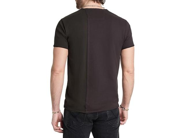 (取寄) ジョン バルベイトス メンズ チェイン ピース ティー John Varvatos men Chain Peace Tee KG6715W24 Charcoal