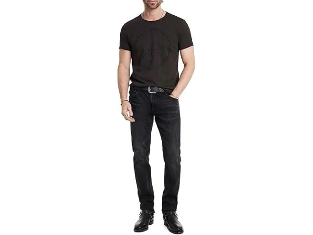 (取寄) ジョン バルベイトス メンズ チェイン ピース ティー John Varvatos men Chain Peace Tee KG6715W24 Charcoal
