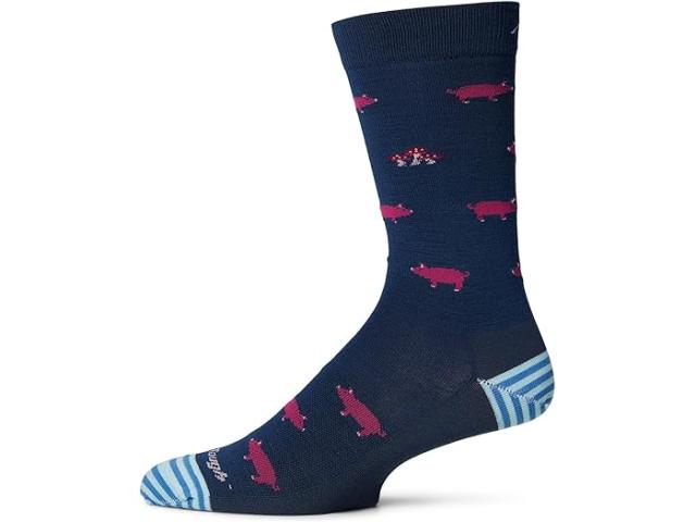 (取寄) ダーンタフバーモント メンズ トリュフ ホッグ クルー ライトウェイト Darn Tough Vermont men Truffle Hog Crew Lightweight Midnight