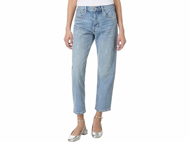 (取寄) ラッキーブランド レディース ラインストーン 90s ルーズ クロップ Lucky Brand women Lucky Brand Rhinestone 90S Loose Crop Shine Through Washの通販は 26,230円