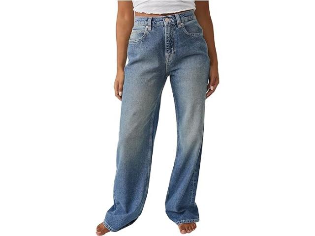 (取寄) フリーピープル レディース ティンズリー バギィ ハイライズ スキニー Free People women Free People Tinsley Baggy High-Rise Skinny Hazey Blue