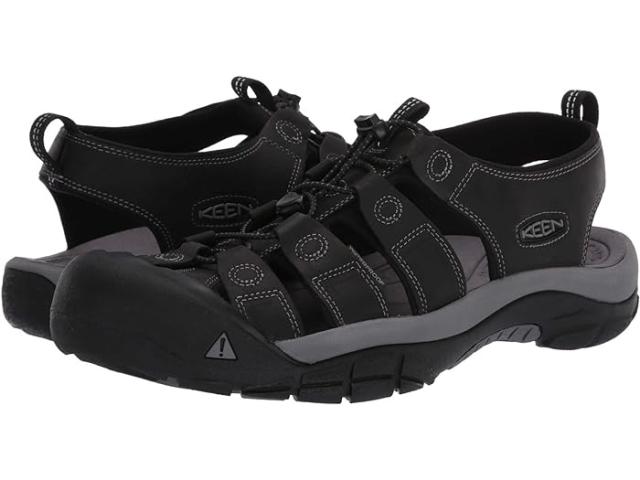 (取寄) キーン メンズ ニューポート KEEN men KEEN Newport Black/Steel Grey