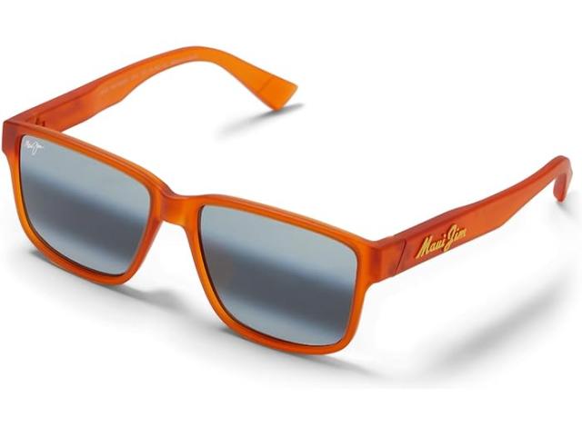 (取寄) マウイ ジム メンズ AF Maui Jim men Kuniahi Af Matte Transparent Orange/Neutral Grey Polarized