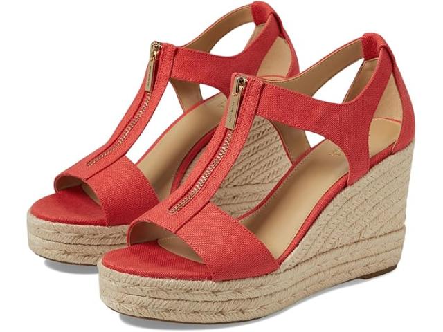 (取寄) マイケルコース レディース バークレー ミッド ウェッジ MICHAEL Michael Kors women Berkley Mid Wedge Spiced Coral