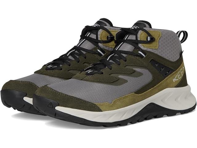 (取寄) キーン メンズ ウォータープルーフ ハイキング ブーツ KEEN men Hightrail Waterproof Hiking Boots Steel Grey/ForeST Night