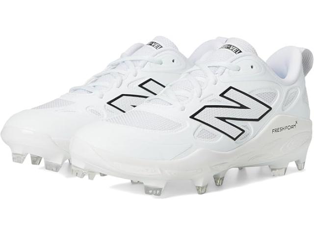 (取寄) ニューバランス レディース フレッシュ フォーム モールデッド ソフトボール クリーツ New Balance women Fresh Foam Velov4 Molded Softball Cleats White/Black
