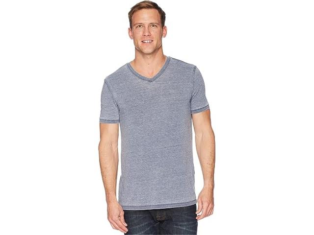 (取寄) ラッキーブランド メンズ ベニス バーンアウト V-ネック ティー Lucky Brand men Lucky Brand Venice Burnout V-Neck Tee American Navyの通販は 8,393円
