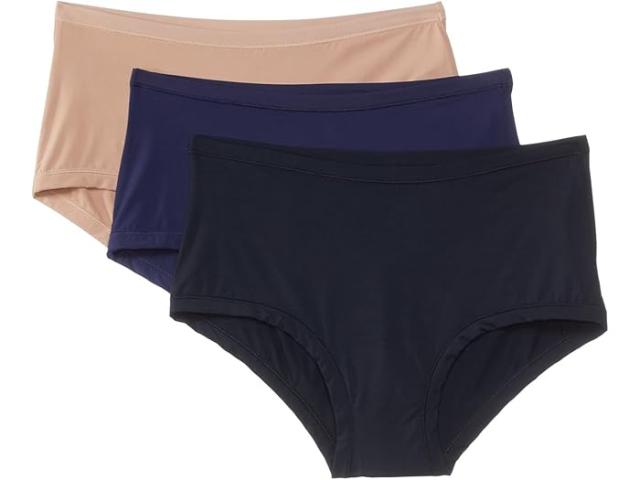 (取寄) ハンキー パンキー レディース ワン サイズ ボーイショーツ 3 パック Hanky Panky women Hanky Panky YourFit One Size Boyshort 3 Pack Black/Almond/Retrogradeの通販は