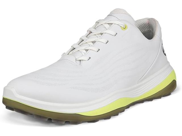 (取寄) エコー ゴルフ メンズ 1 ハイブリット ウォータープルーフ ECCO Golf men ECCO Golf LT1 Hybrid Waterproof White/Yellow