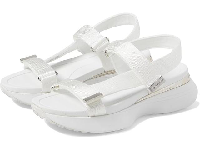(取寄) マイケルコース レディース アリ サンダル MICHAEL Michael Kors women Ari Sandal Optic Whiteの通販は 28,853円
