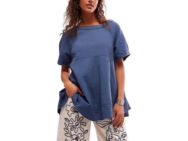 (取寄) フリーピープル レディース サンセット シティ トップ Free People women Free People Sunset City Top Vintage Indigo