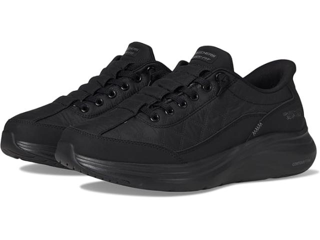 (取寄) スケッチャーズ レディース コンツアー フォーム - コージー フィット ハンズ フリー スリップ-インス SKECHERS women Contour Foam - Cozy Fit Hands Free Slip-Ins Black