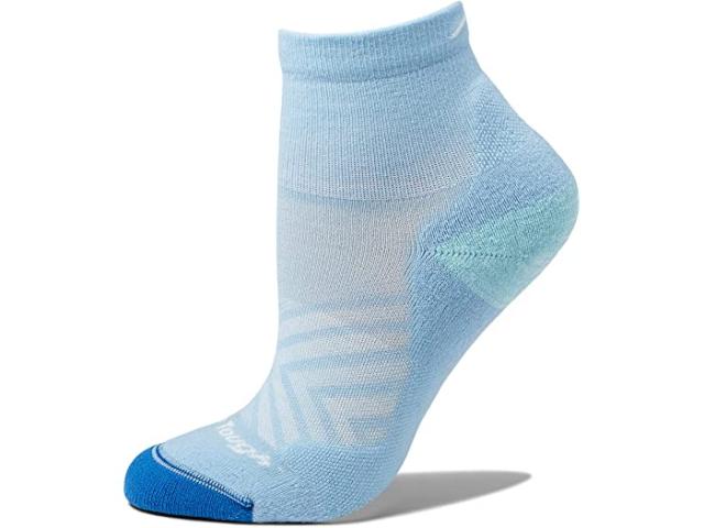 (取寄) ダーンタフバーモント レディース ラン 1/4 ウルトラ-ライトウエイト ウィズ クッション Darn Tough Vermont women Darn Tough Vermont Run 1/4 Ultra-Lightweight with Cushion Sky