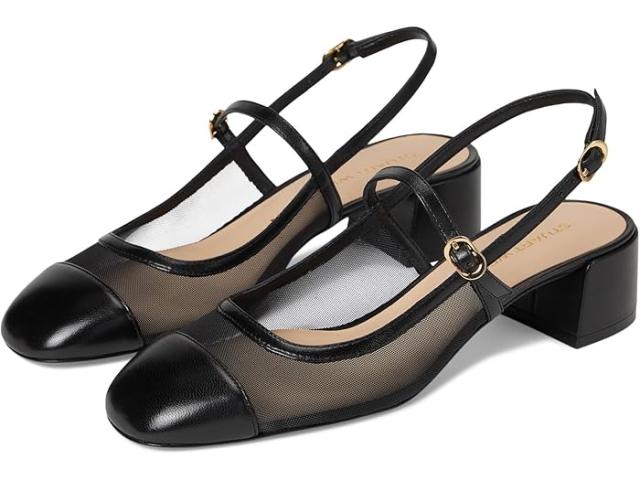 (取寄) スチュアート ワイツマン レディース メーヴ メアリー ジーン スリングバック Stuart Weitzman women Maeve Mary Jane Slingback Black