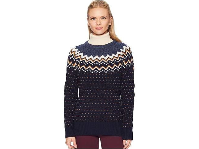 (取寄) フェールラーベン レディース ニット セーター Fjllrven women Fjallraven Ovik Knit Sweater Dark Navy