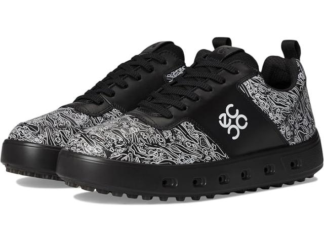 (取寄) エコー ゴルフ メンズ ストリート 720 Ds ゴアテックス ウォータープルーフ ゴルフ シューズ ECCO Golf men Street 720 DS GORE-TEX Waterproof Golf Shoe Black