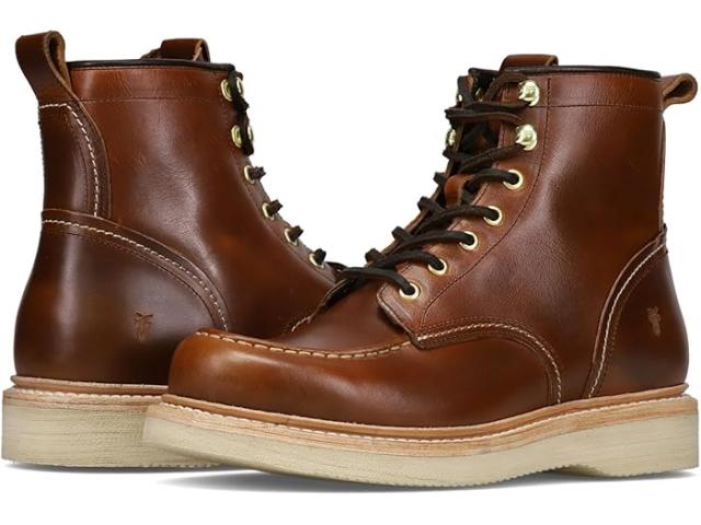 (取寄) フライ メンズ ハドソン ワーク-ブート ウェッジ Frye men Hudson Workboot Wedge Saddle