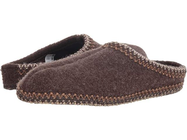 (取寄) ハフリンガー アズ クラシック スリッパ Haflinger  AS Classic Slipper Brown