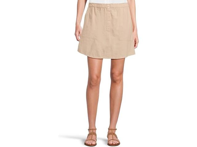 (取寄) リラ P レディース ラウンド ヘム スカート Lilla P women Round Hem Skirt Flax