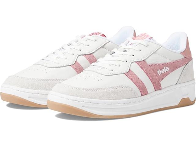 (取寄) ゴーラ レディース トップスピン Gola women Gola Topspin White/Dusty Rose/Coral Pink
