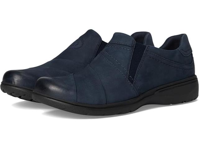 (取寄) クラークス レディース カーリー アビー Clarks women Carleigh Abby Navy Nubuck