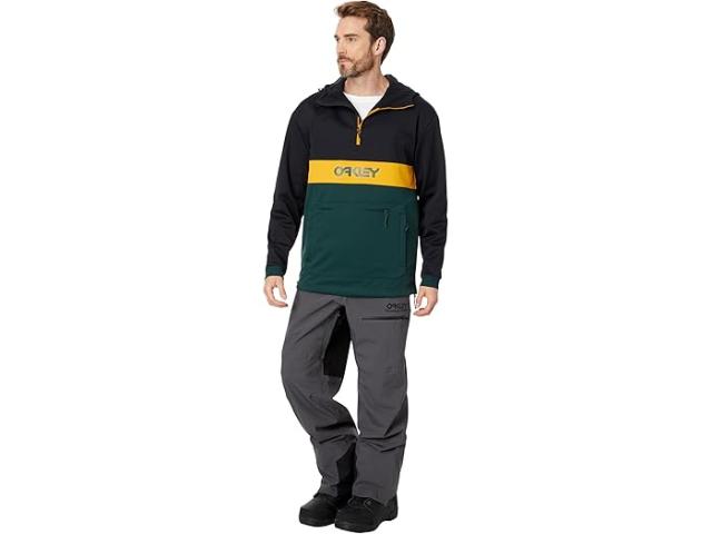 (取寄) オークリー メンズ TNP ノーズ グラブン ソフトシェル ブーディ Oakley men Oakley TNP Nose Grab Softshell Hoodie Black/Hunter Greenの通販は