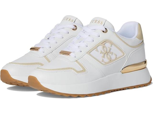 (取寄) ゲス レディース  GUESS women Koyaa White/Gold Multi