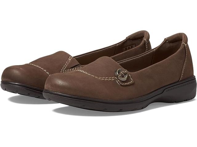(取寄) クラークス レディース カーリー ルーリン Clarks women Clarks Carleigh Lulin Taupe Nubuckの通販は 11,477円