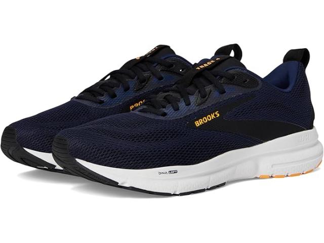 (取寄) ブルックス メンズ トレース 4 Brooks men Trace 4 Peacoat/Black/Orange Pop