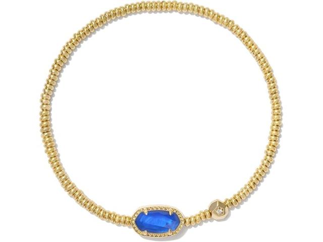 (取寄) ケンドラスコット レディース グレイソン ストレッチ ブレスレット Kendra Scott women Grayson Stretch Bracelet Gold Cobalt Illusionの通販は 10,655円