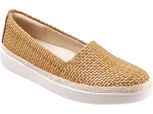 (取寄) トロッターズ レディース アクセント Trotters women Accent Tan Braided Veg