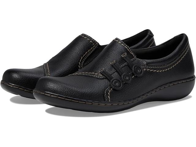 (取寄) クラークス レディース アッシュランド エフィー Clarks women Ashland Effie Black Leather
