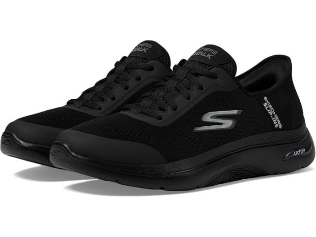 (取寄) スケッチャーズ パフォーマンス メンズ ハンズ フリー スリップ-インス ゴー ウォーク アーチ フィット 2.0 - シンプリシティ 2 SKECHERS Performance men Hands Free Slip-Ins Go Walk Arch Fit 2.0 - Simplicity 2 Black/Black