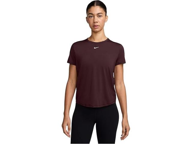 (取寄) ナイキ レディース ワン クラシック ドライ-フィット ショートスリーブ トップ Nike women One Classic Dri-fit Short-sleeve Top Burgundy Crush