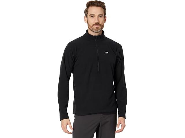 (取寄) マウンテンハードウェア メンズ サミット グリッド 1/2 ジップ Mountain Hardwear men Mountain Hardwear Summit Grid 1/2 Zip Blackの通販は 27,710円