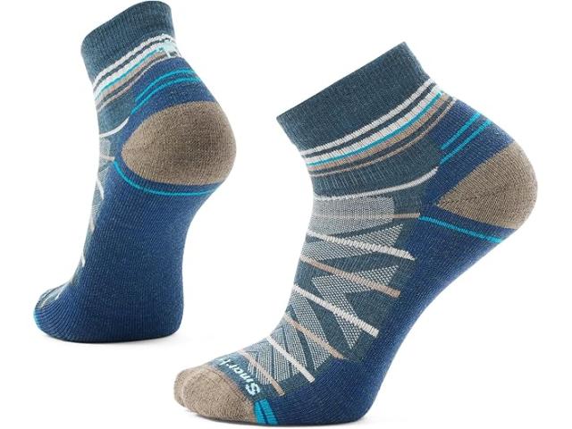 (取寄) スマートウール メンズ ハイク ライト クッション パターン アンクル ソックス Smartwool men Hike Light Cushion Pattern Ankle Socks Twilight Blue