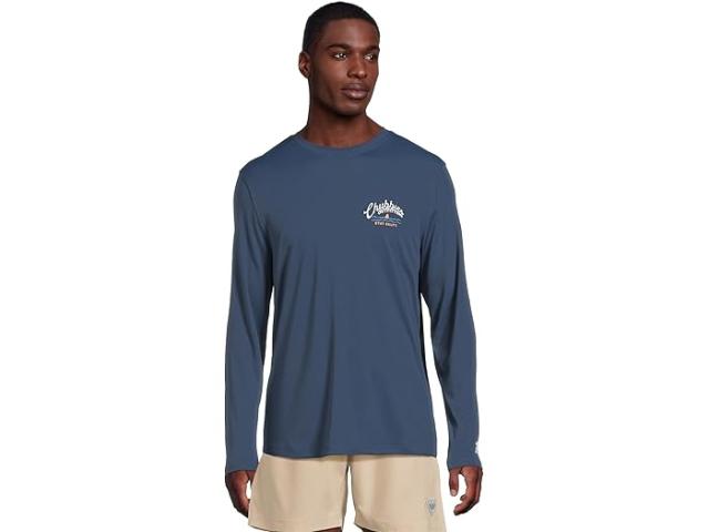 (取寄) チャビーズ メンズ ザ サーフ スキン Chubbies men The Surf Skin (Sun Crewneck) Navy