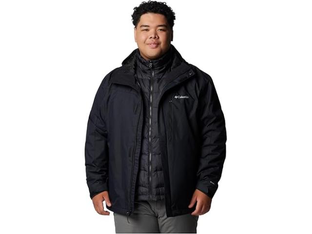 (取寄) コロンビア メンズ ビッグ アンド トール ウィリバード V インターチェンジ ジャケット Columbia men Columbia Big & Tall Whirlibird V Interchange Jacket Black