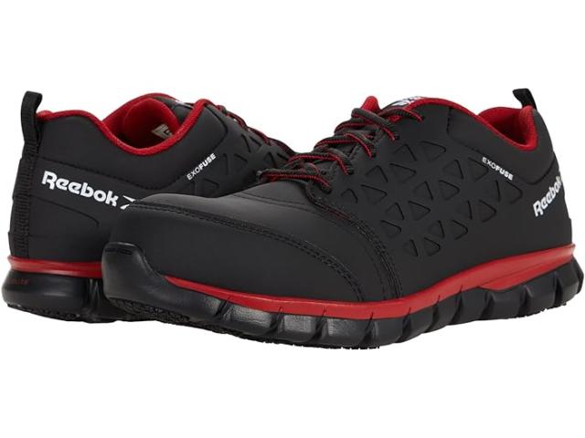 (取寄) リーボック ワーク メンズ サブライト クッション ワーク コンプ トゥ SD Reebok Work men Reebok Work Sublite Cushion Work Comp Toe SD Black/Redの通販は