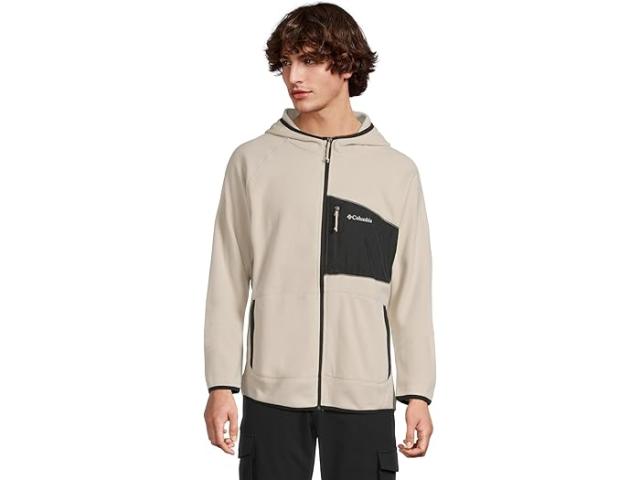 (取寄) コロンビア メンズ ファスト トレック オーバーレイ フーデット フル ジップ Columbia men Fast Trek Overlay Hooded Full Zip Dark Stone/Black