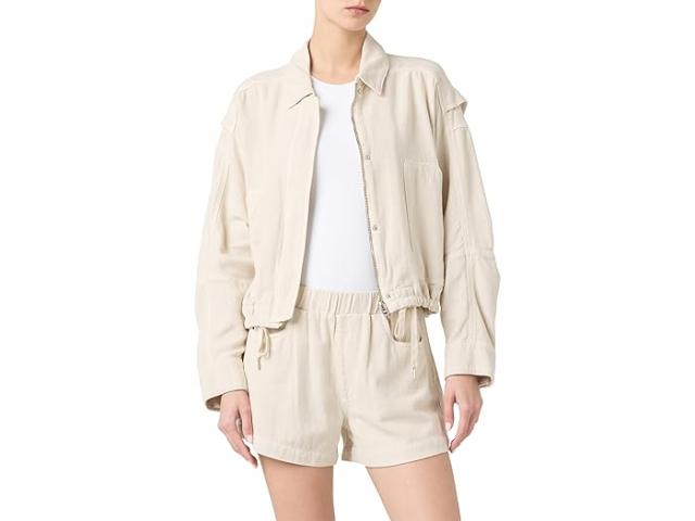(取寄) ブランクニューヨーク レディース オイスター バー リネン ユーティリティ ジャケット Blank NYC women Oyster Bar Linen Utility Jacket Beige