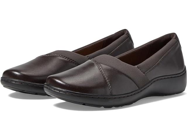 (取寄) クラークス レディース コラ チャーム Clarks women Clarks Cora Charm Dark Brown Leatherの通販は 30,180円