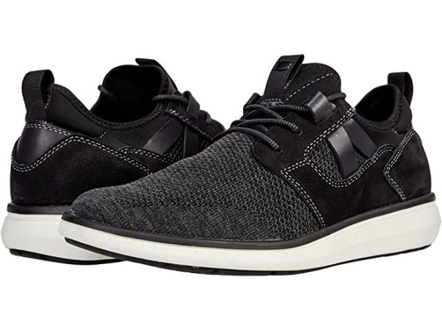 (取寄) フローシャイム メンズ ベンチャー ニット プレーン トゥ スニーカー Florsheim men  Venture Knit Plain Toe Sneaker Black