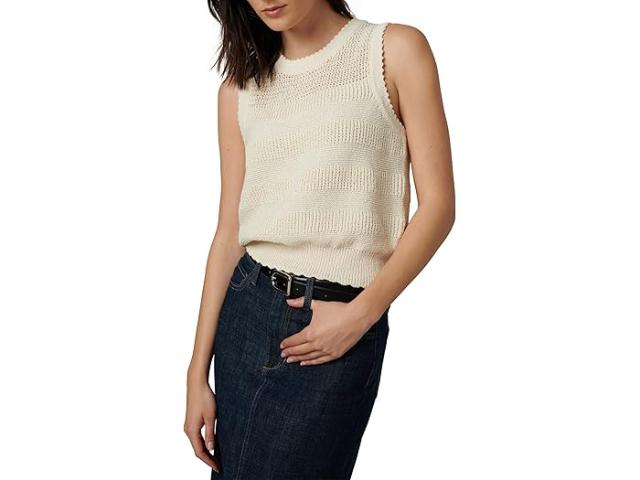 (取寄) ジョーズジーンズ レディース ザ キャメロン スリーブレス クローシェ トップ Joe's Jeans women Joe's Jeans The Cameron Sleeveless Crochet Top Milkの通販は
