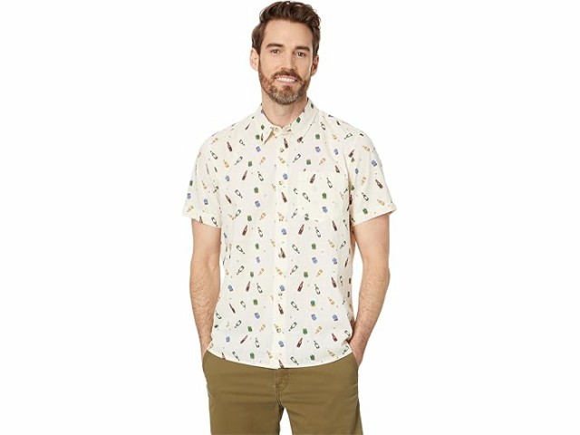 (取寄) トードアンドコー メンズ フレッチ ショート スリーブ シャツ Toad&Co men Toad&Co Fletch Short Sleeve Shirt Salt Beer Printの通販は 15,155円