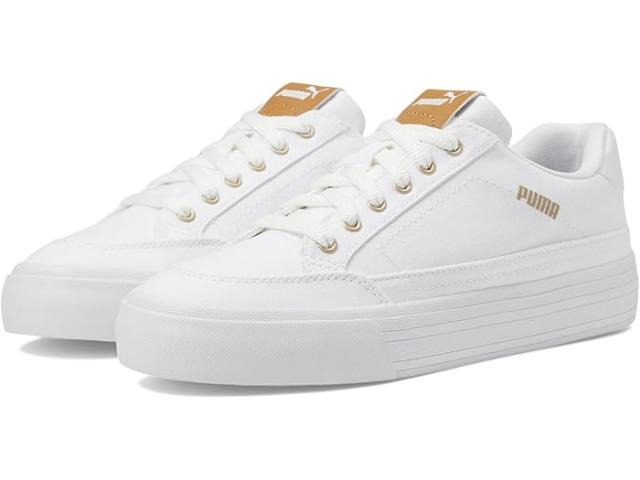 (取寄) プーマ レディース コート クラシック バルク ファースト クラス PUMA women PUMA Court Classic Vulc First Class Puma White/Puma Gold