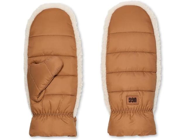 (取寄) アグ レディース AW アグフラフ ミトン UGG women Aw Uggfluff Mitten Chestnut